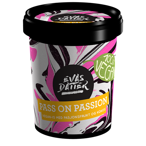 Bilde: © Evas Datter / Oda Evas Datter Pass On Passion Med Pasjonsfrukt & Kokos, 0,5 l