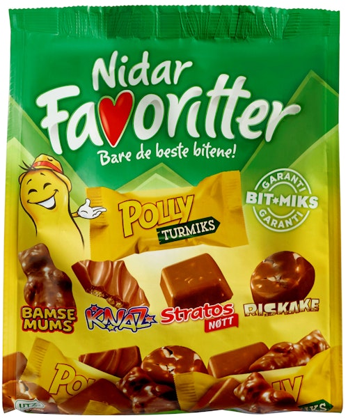 Bilde: © Nidar / Kolonial.no Nidar Nidar Favoritter Polly Turmiks 300 g