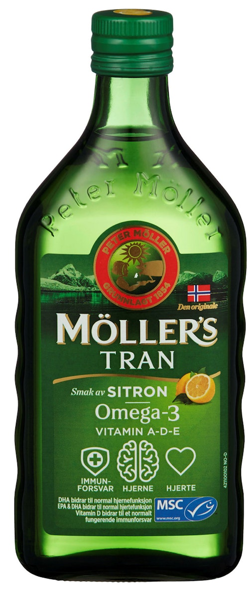 Bilde: © Möller's / Kolonial.no Möller's Möller's Tran Sitron 500 ml