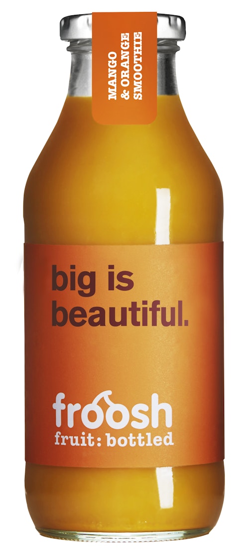 Bilde: © Froosh / Kolonial.no Froosh Smoothie Mango & Appelsin 750 ml