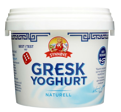 Bilde: © Synnøve / Kolonial.no Synnøve Gresk Yoghurt Naturell 750 g