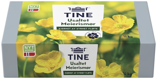 Bilde: © Tine / Oda Tine Usaltet Smør 250 g