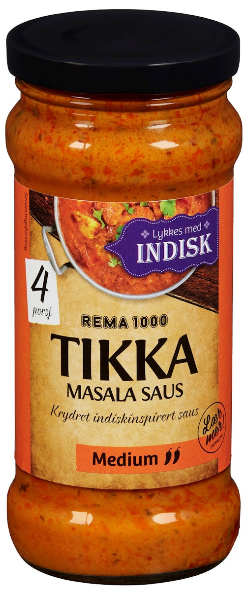 Bilde: © REMA 1000 / Oda REMA 1000 Tikka Masala Saus