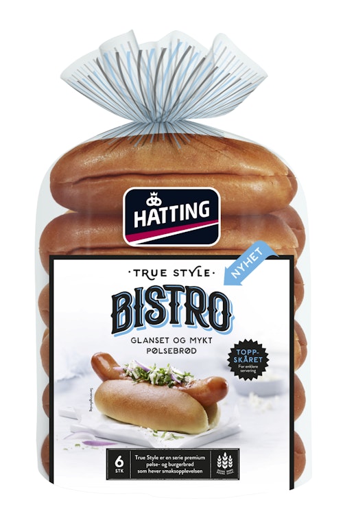 Bilde: © Hatting / Oda Hatting True Style Bistro Pølsebrød 6 stk