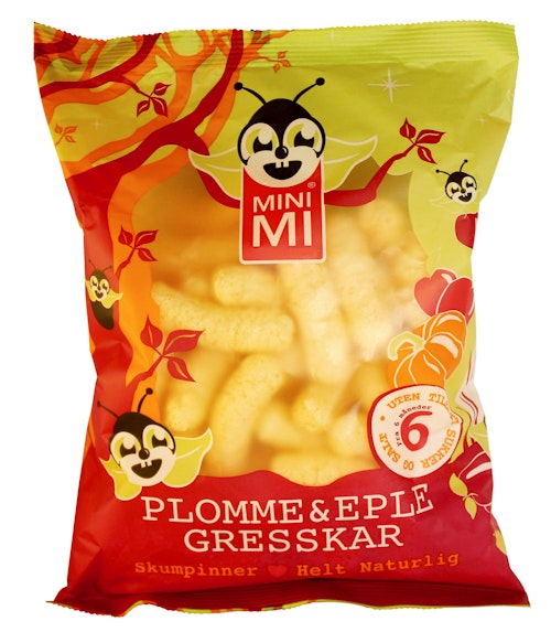 Skumpinner Plomme og Eple 40 g