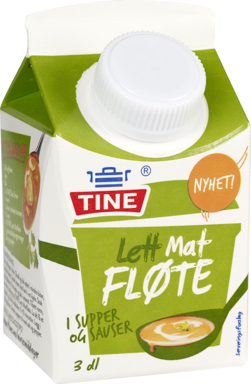 Bilde: © Tine / Kolonial.no Tine Lett Matfløte 10% 0,3 l