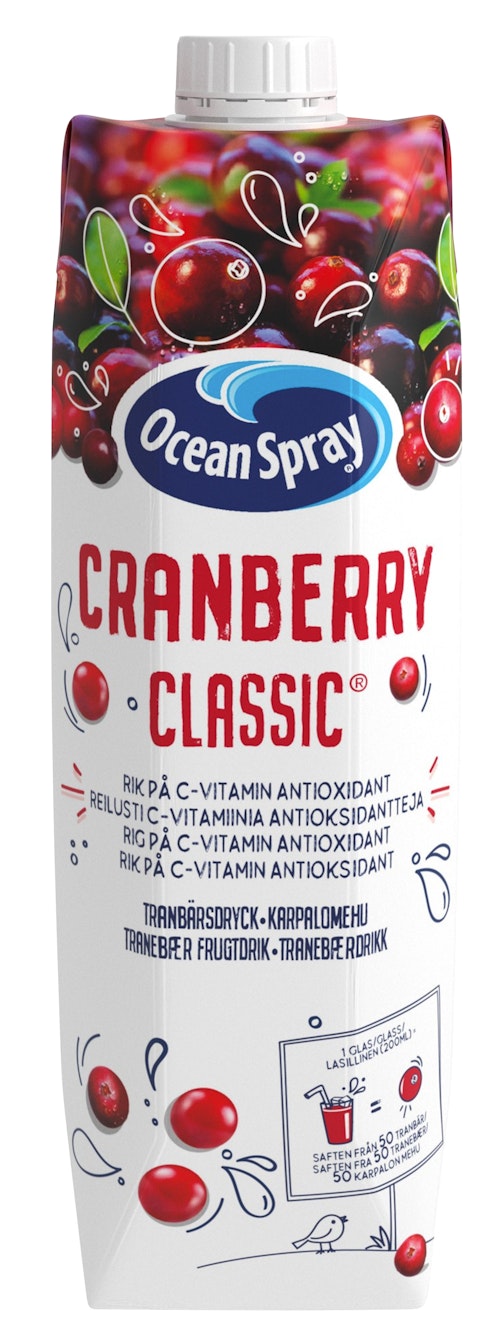 Bilde: © Ocean Spray / Oda Ocean Spray Tranebærjuice 1 l