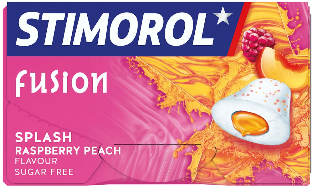 Stimorol Fusion Raspberry Peach