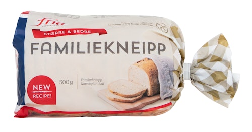 Bilde: © Fria / Oda Fria Fria Familiekneipp Glutenfri