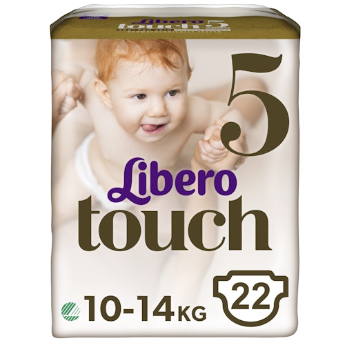 Bilde: © Libero / Kolonial.no Libero Touch Str.5 10-14kg, 22 stk