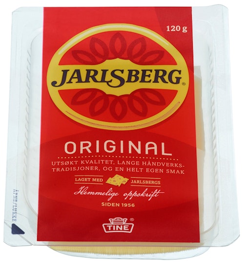 Bilde: © Tine / Kolonial.no Tine Tine Jarlsberg Skiver 120 g