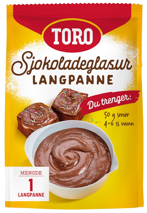 Bilde: © Toro / Oda Toro Sjokoladeglasur Langpanne 278 g