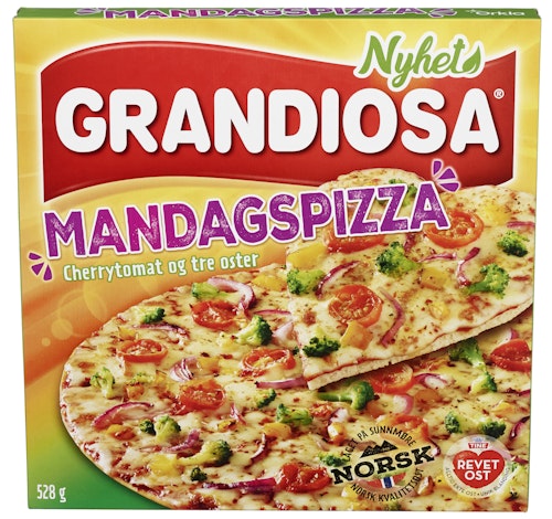Bilde: © Grandiosa / Oda Grandiosa Grandiosa Mandagspizza