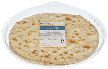 Bilde: © Staur Fjellbakeri / Oda Staur Fjellbakeri Pizzabunn hvete, ca 29 cm 2 stk