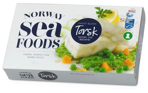 Bilde: © Norway Seafoods / Kolonial.no Norway Seafoods Torsk Blokk 400 g