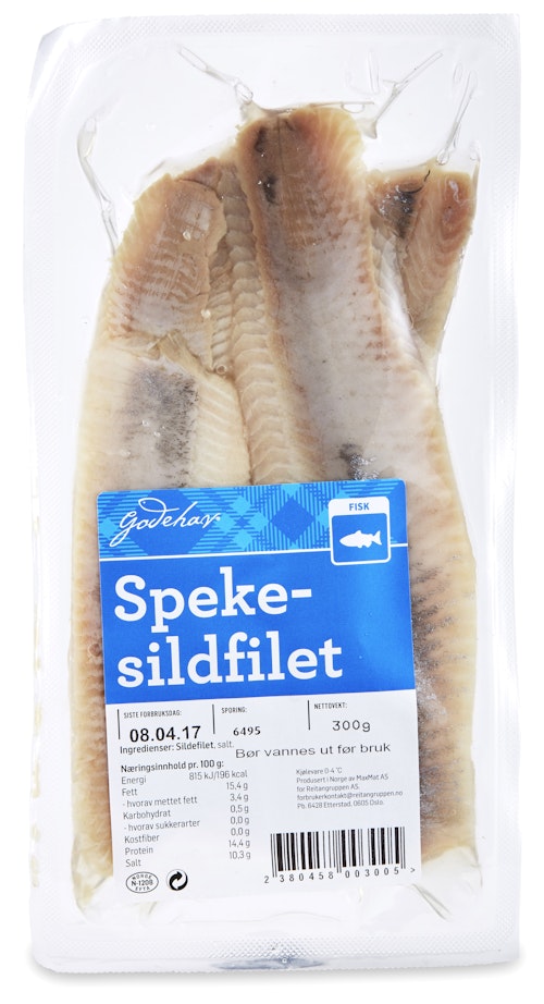 Bilde: © Godehav / Kolonial.no Godehav Spekesildfilet 300 g