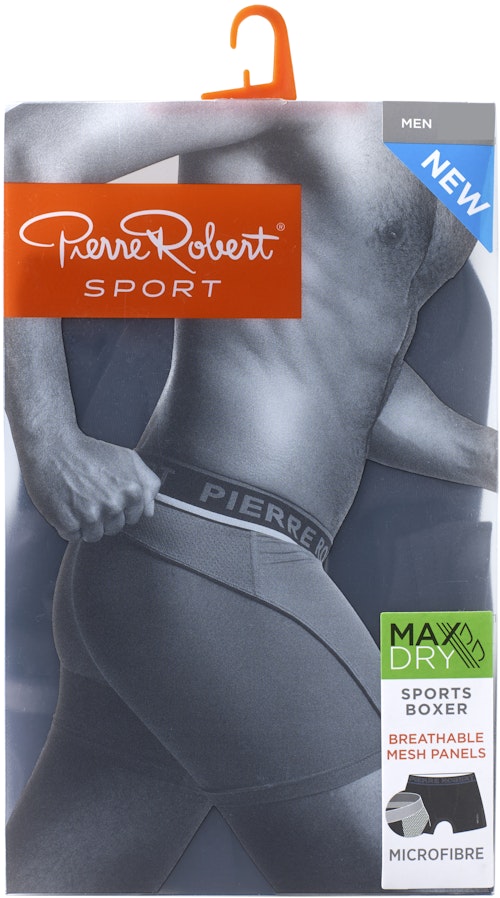 Bilde: © Pierre Robert / Kolonial.no Pierre Robert Sports Boxer Men Black, str. M, 1 stk
