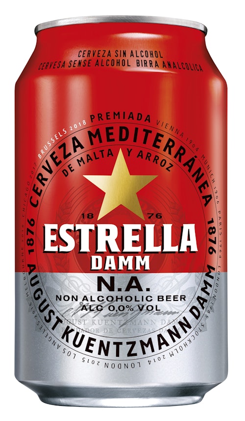 Estrella Damm Alkoholfri, 0,33 l