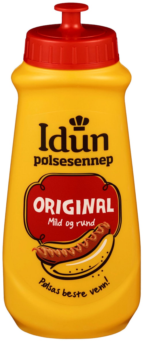 Bilde: © Idun / Kolonial.no Idun Pølsesennep 490 g