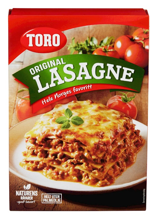 Bilde: © Toro / Kolonial.no Toro Lasagne 200 g