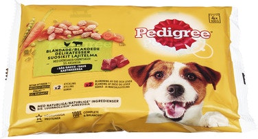 Bilde: © Pedigree / Oda Pedigree Vital Kylling og Grønnsaker 4x100g, 400 g