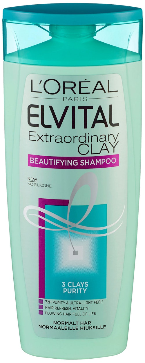 Bilde: © Elvital / Kolonial.no Elvital Extraordinary Clay Shampo ElVital, 250 ml