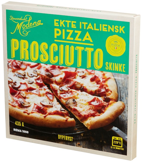 Bilde: © REMA 1000 / Kolonial.no REMA 1000 Pizza Prosciutto 435 g