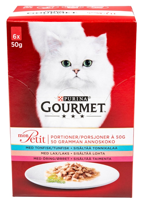 Bilde: © Nestlé / Kolonial.no Nestlé Gourmet Mon Petit Fisk 6x50g, 300 g