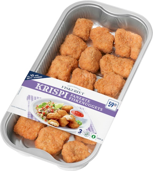 Bilde: © Fiskeriet / Kolonial.no Fiskeriet Panerte Fiskenuggets 500 g
