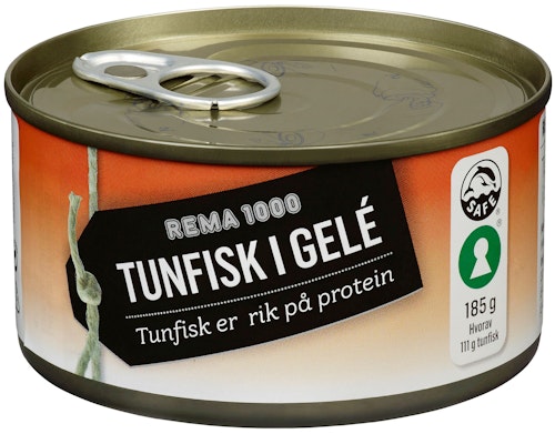 Bilde: © REMA 1000 / Kolonial.no REMA 1000 Tunfisk i Gele 185 g