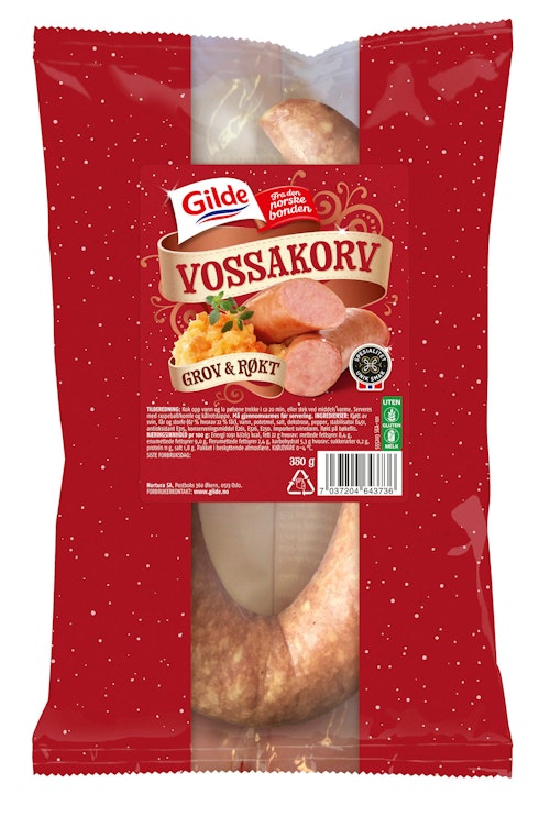 Bilde: © Gilde / Kolonial.no Gilde Vossakorv 350 g