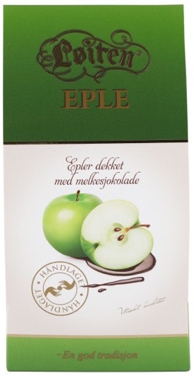 Bilde: © Løiten / Kolonial.no Løiten Fruktsjokolade Eple 120 g