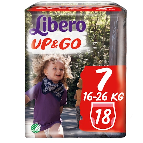 Bilde: © Libero / Oda Libero Libero Up&Go Str.7 16-26kg, 18 stk