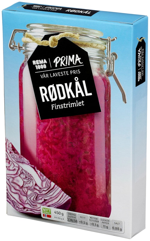 Bilde: © REMA 1000 / Kolonial.no REMA 1000 Rødkål 450 g