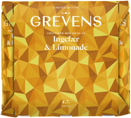 Bilde: © Grevens / Oda Grevens Grevens Høst Ingefær & Limonade 3 l