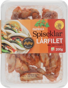 Bilde: © Den Stolte Hane / Oda Den Stolte Hane Kylling Lårfilet Paprika Spiseklar, 200 g