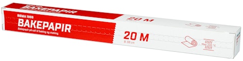 Bakepapir Rull 20 m