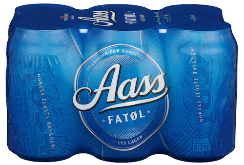 Aass Bryggeri Aass Fatøl 6 x 0,33l