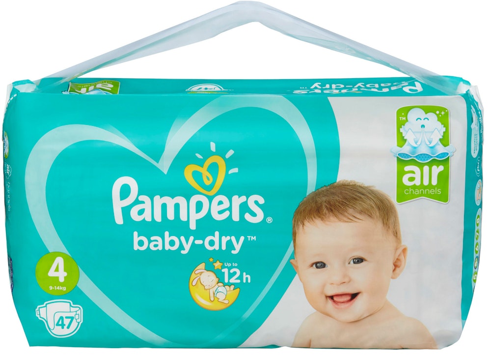 Pampers Bleie Baby Dry Str.4 9-14kg