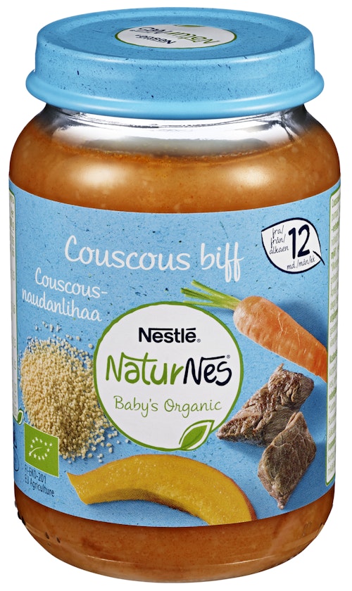 Bilde: © Nestlé / Oda Nestlé NaturNes Couscous Biff Fra 12 mnd, 190 g