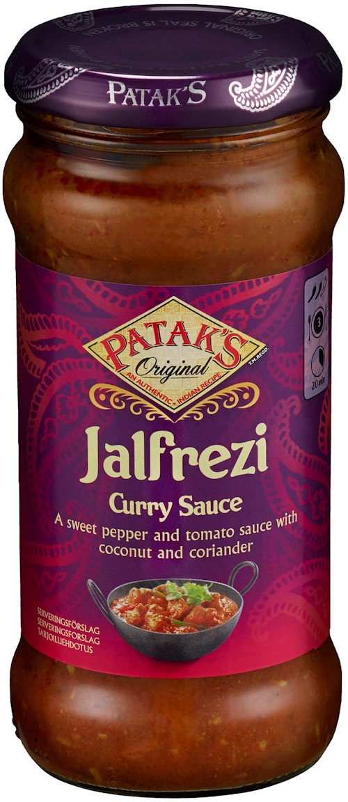 Bilde: © Patak's / Kolonial.no Patak's Jalfrezi Cooking Saus 350 g