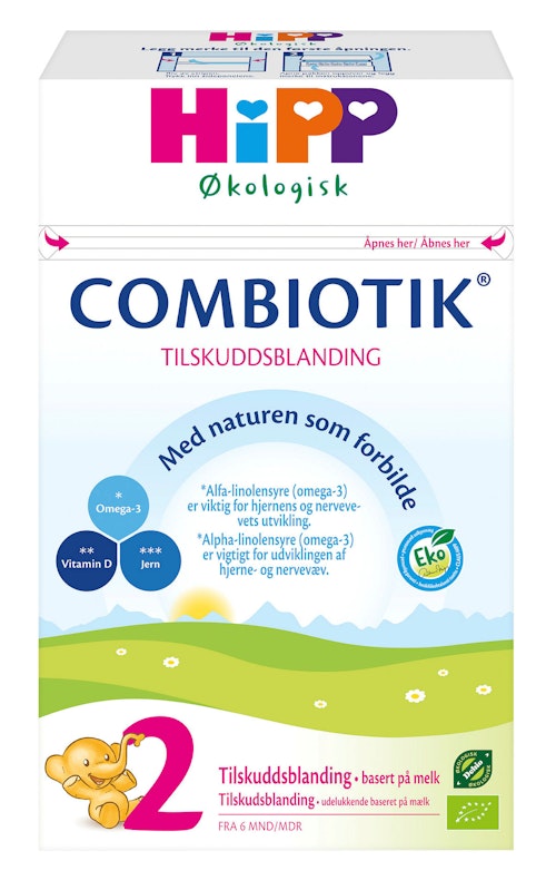 Bilde: © Hipp / Kolonial.no Hipp Combiotik Pulver 2 Fra 6 - 12 mnd, 450 g