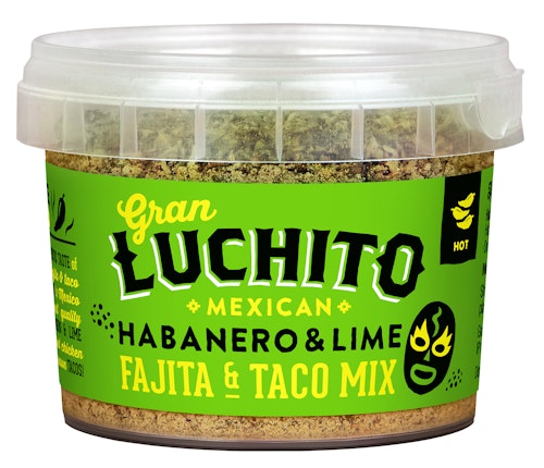 Bilde: © Gran Luchito / Oda Gran Luchito Gran Luchito Habanero & Lime Taco-mix 55 g