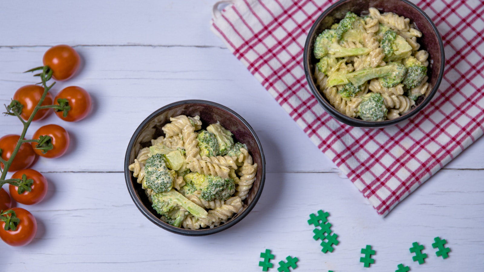 Kremet pasta med brokkoli - for barnehager