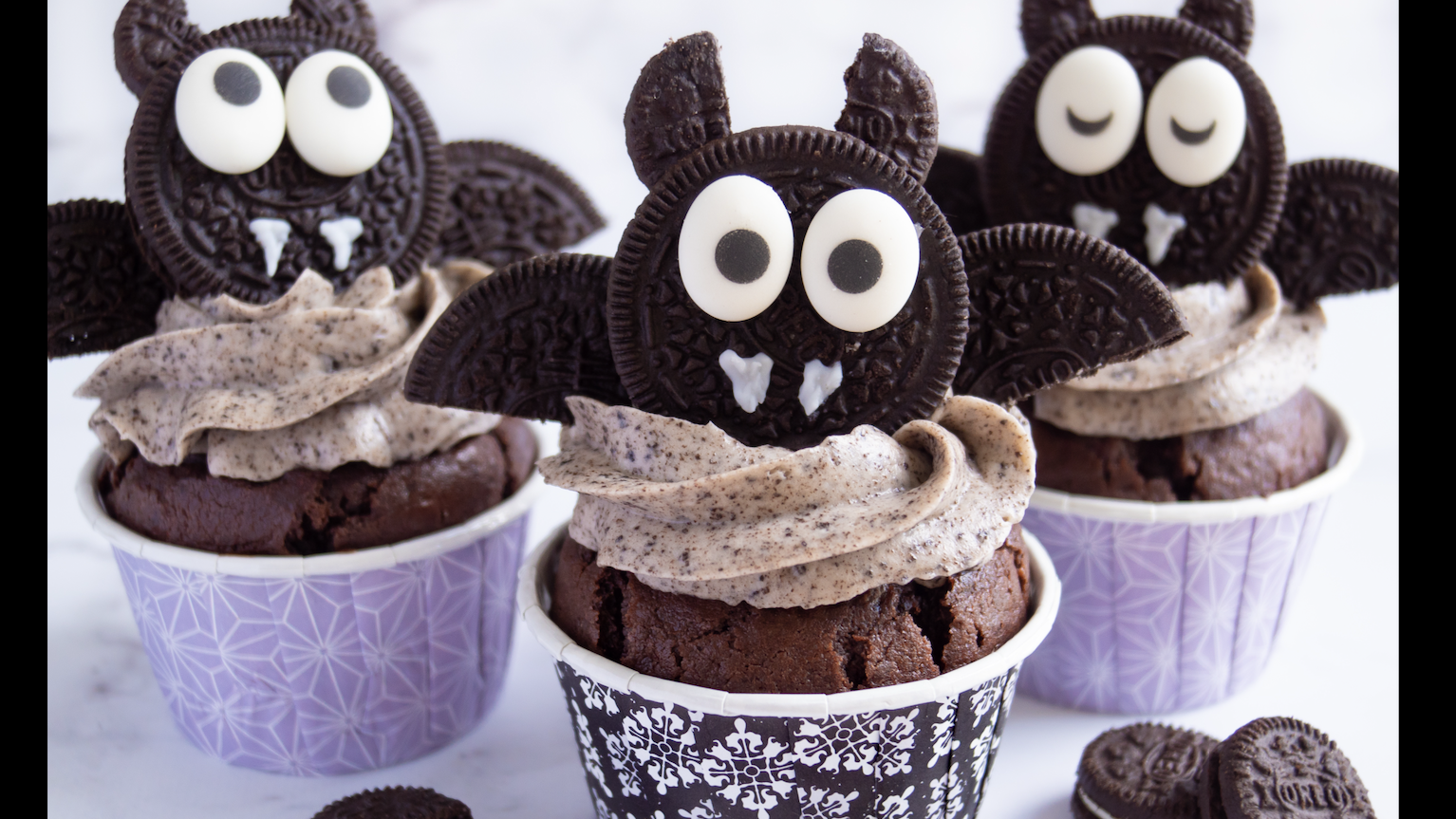 Flaggermus cupcakes