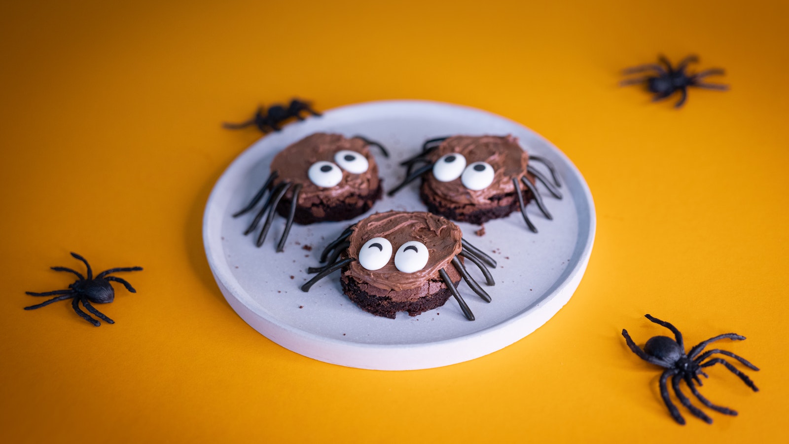Raske brownies-edderkopper 